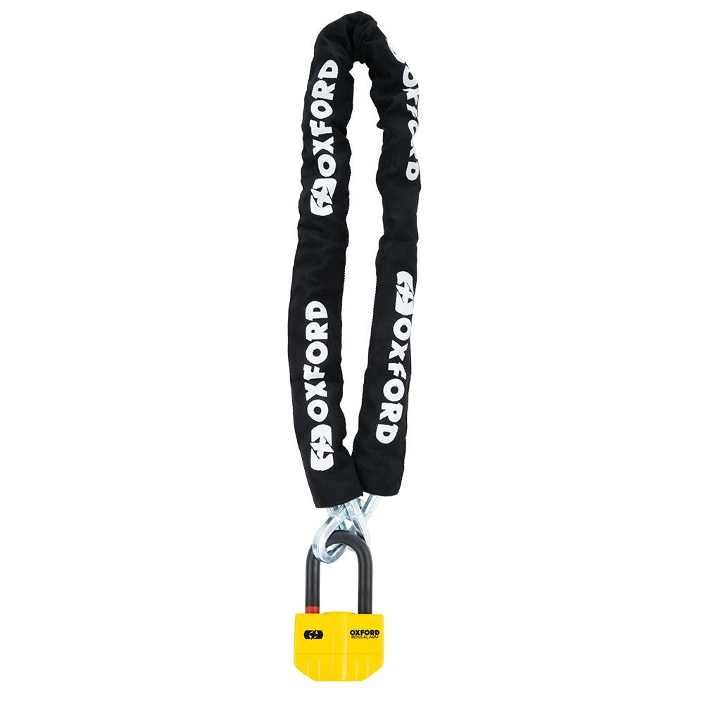 Oxford Motorcycle Motorbike Boss Alarm 14mm Chain Lock 2m