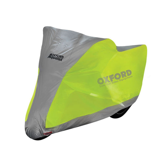 Oxford Aquatex Flourescent Motorbike Weather Protection Cover - M