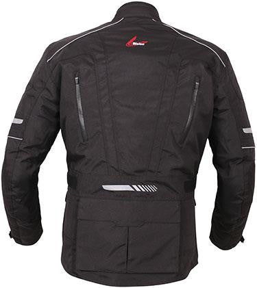 Weise Ottawa Waterproof Textile Motorbike Touring Jacket Black