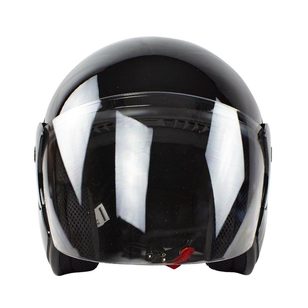 Nitro X562 UNO Motorcycle Scooter Jet Open Face Biker Helmet Black