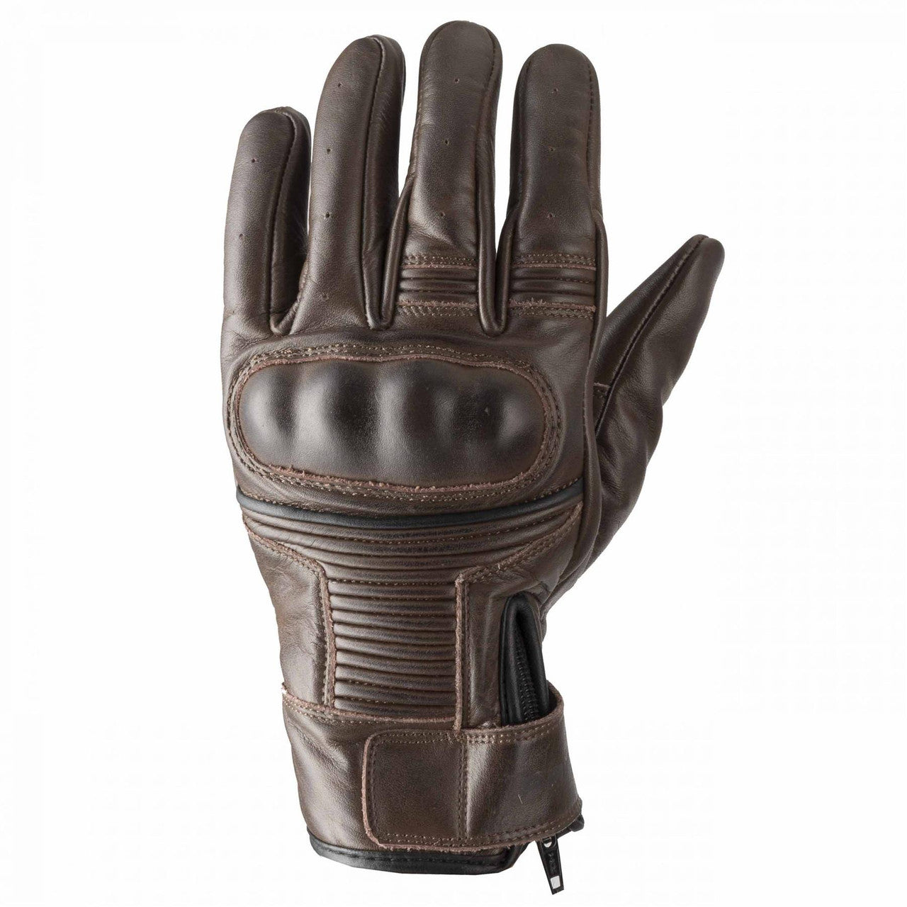 Rayven Vintage Motorcycle Motorbike Touring CE Leather Gloves – Summer Cruiser