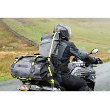 Oxford Aqua T-30 Waterproof Motorcycle Roll Bag Black/Grey/Fluo