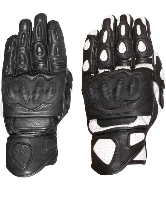 Weise Apex Full Grain Leather Motorcycle Gloves