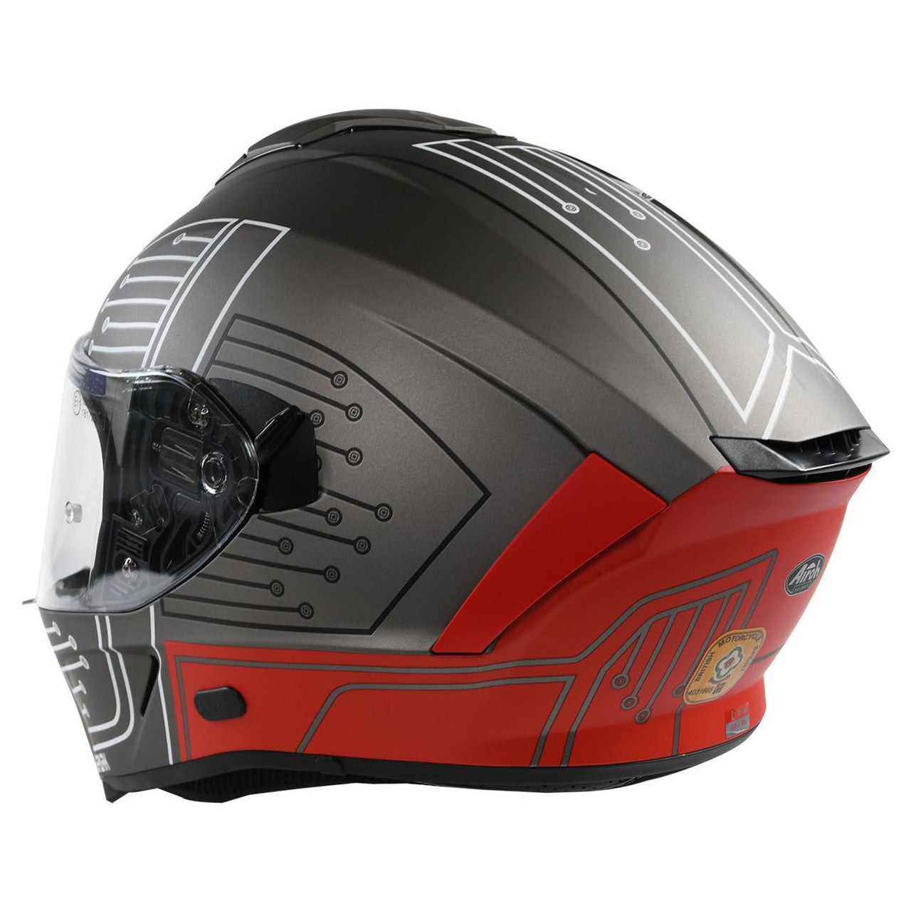 Airoh Spark Flow Full Face Motorcycle Motorbike Helmet