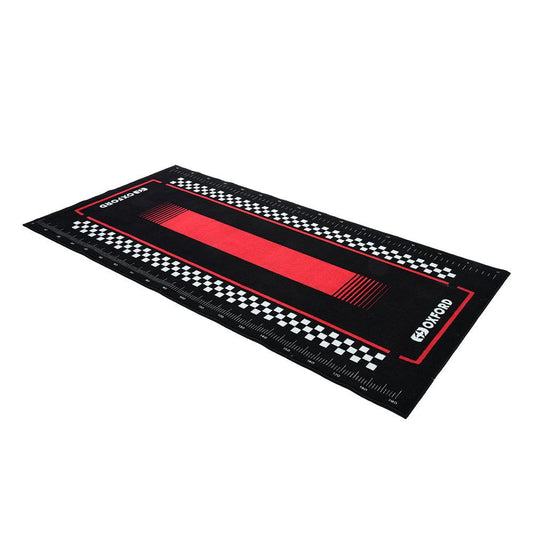 Oxford Pitlane Red Motorbike Workshop Garage Mat L 200 x 100cm