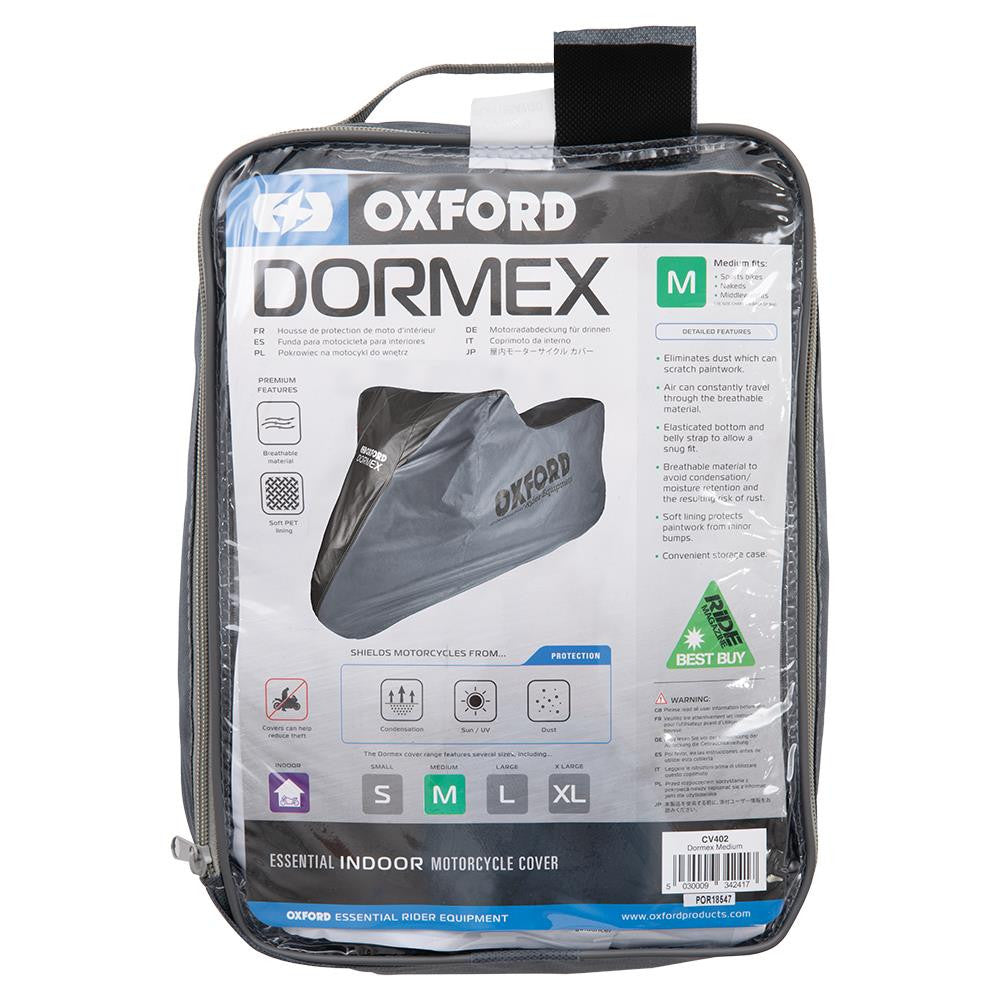 Oxford CV401 Dormex Motorcycle Indoor Cover Small