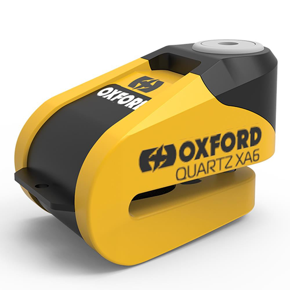 Oxford Quartz XA6 Alarm Disc Lock Yellow/Black