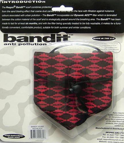 Respro Motorcycle Motorbike Anti-pollution Bandit Scarf - Diamond Red