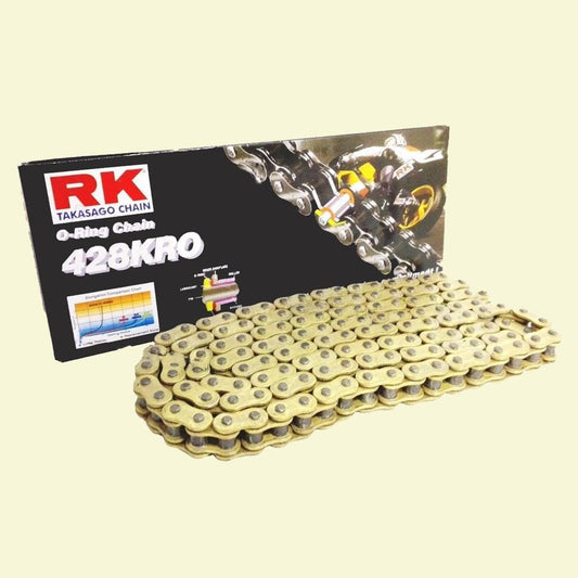 RK Heavy Duty Yamaha Motorcycle Bike X Ring Derive Chain 428XSO GOLD X 146