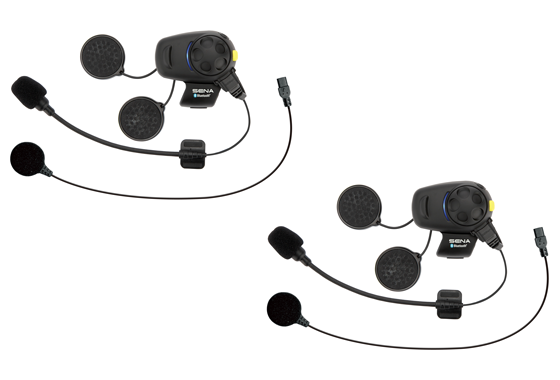 Sena SMH5-FM DUAL PACK Bluetooth headset & Intercom for helmets with included FM Tuner and Universal Microphone Kit