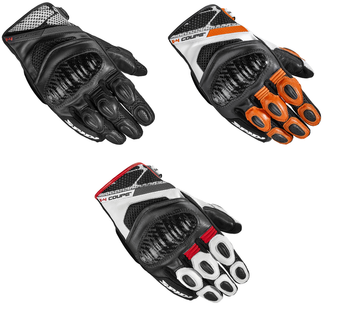 Spidi X4 Coupe Men's Fit Motorbike Motorcycle Gloves