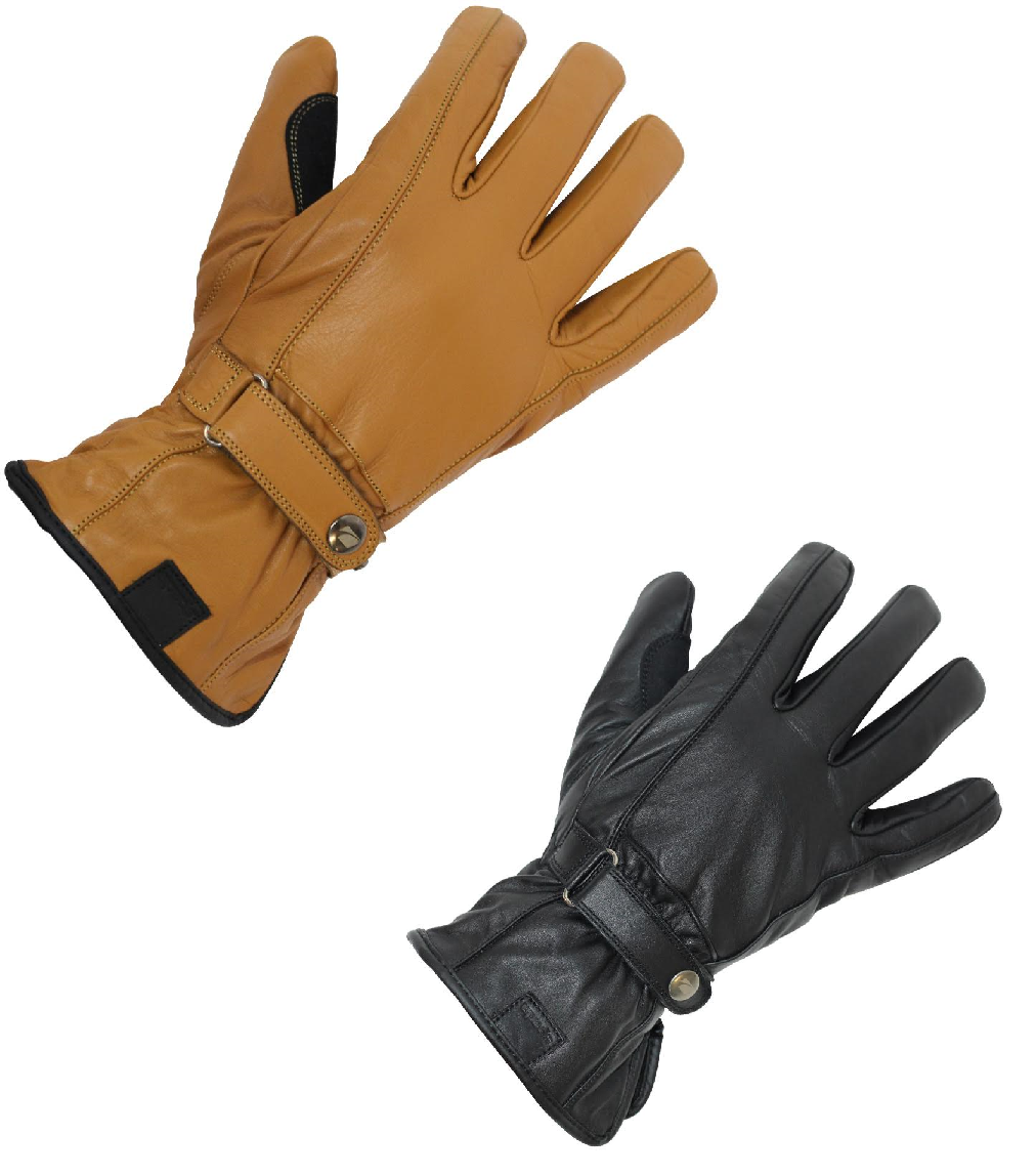 Spada Free Ride CE Approved Waterproof Motorcycle Motorbike Gloves Black & Tan