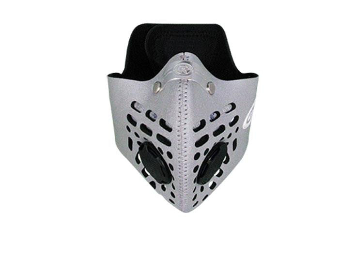 Respro Nitesight Anti-Pollution Face Mask Motorcycle Bike Reflective Silver