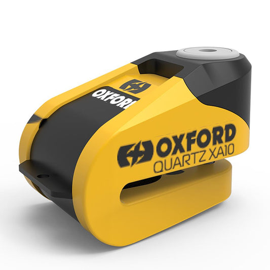 Oxford Quartz XA10 Alarm Disc Lock Yellow/Black