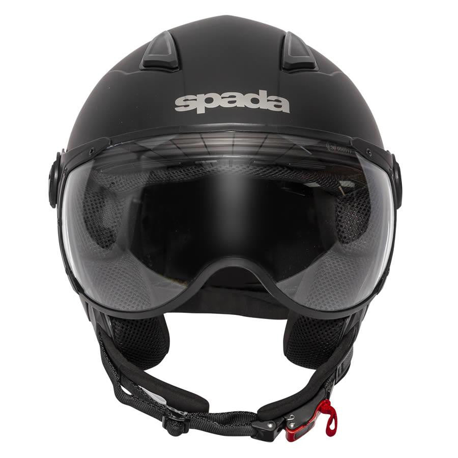 Spada Hellion Plain Open Face Motorcycle Scooter Bike Helmet