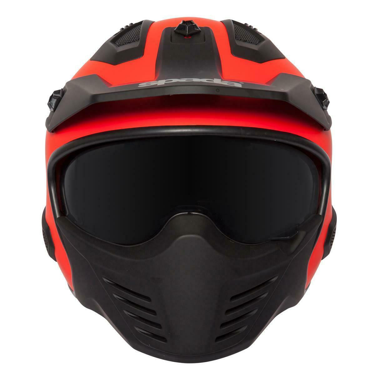 Spada Storm Open Face Motorcycle Motorbike Helmet