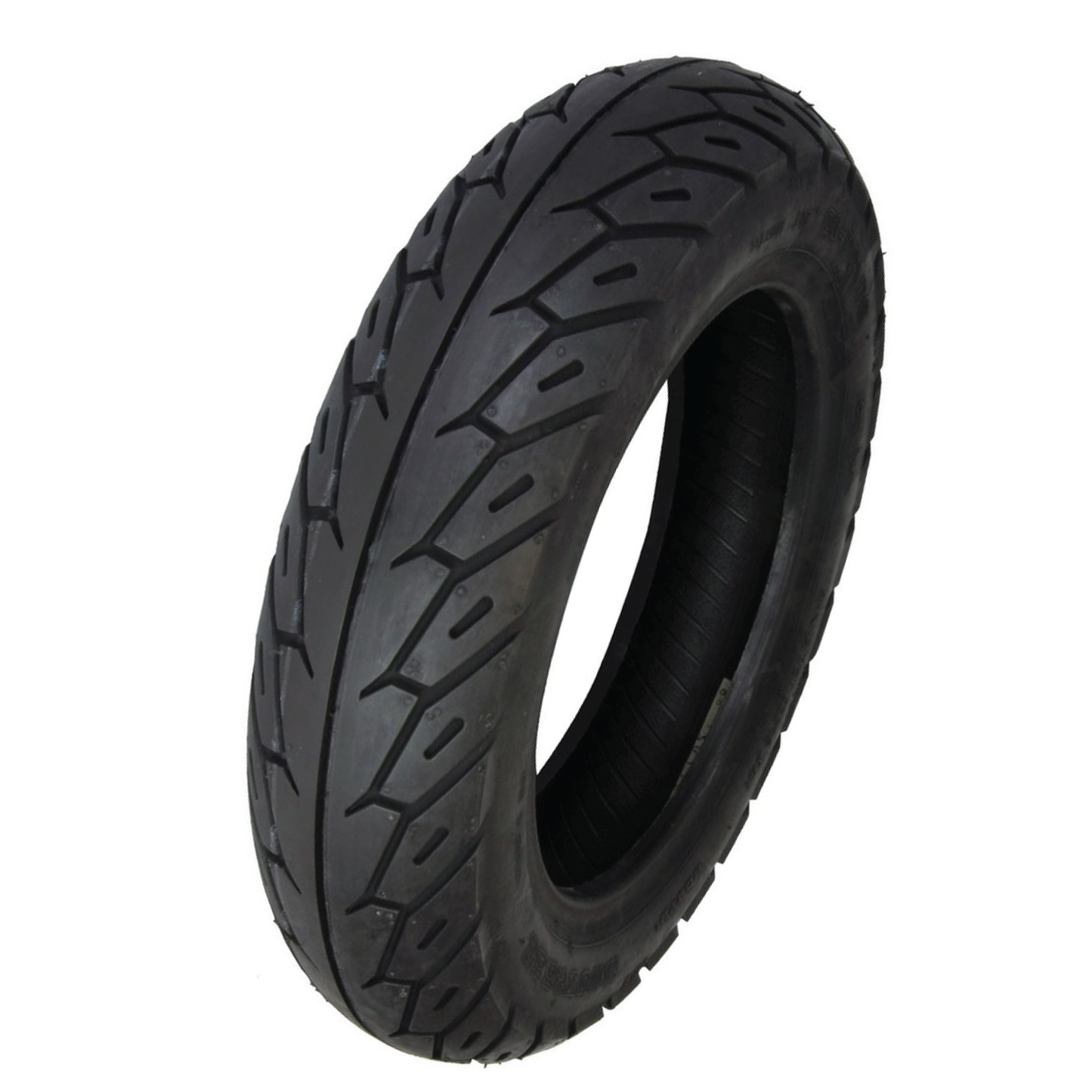 Bikeit Motorcycle Replacement Tubeless Tyre 10" Tread Pattern 807- 90/90-10 F/R